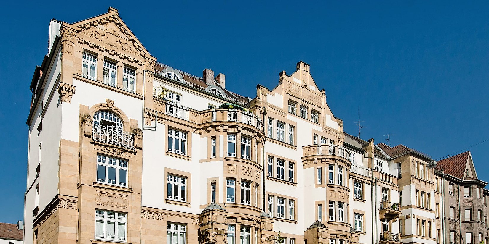 Gründerzeitliches Bürogebäude in der Krelingstraße in Nürnberg